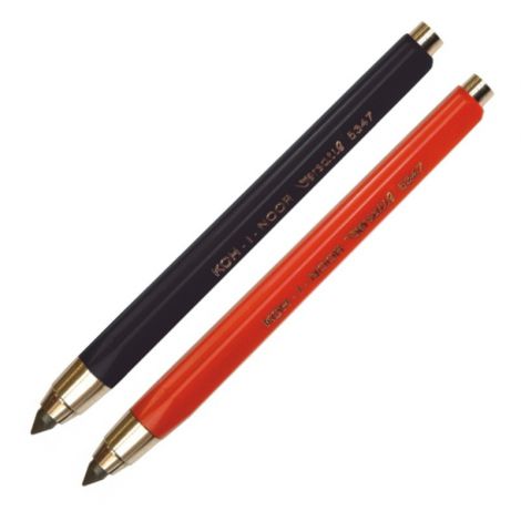 Ołówek mechaniczny Koh-i-Noor Versatil 5.6mm, Czarny/czerwony